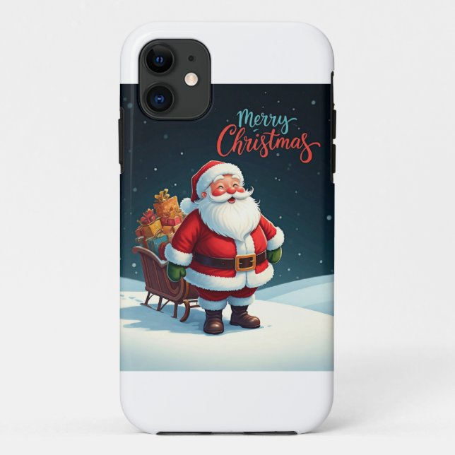 Funda De Case-Mate Para iPhone Feliz Navidad (Reverso)