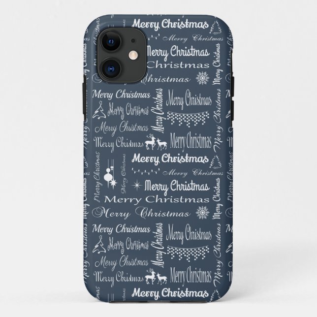 Funda De Case-Mate Para iPhone Feliz Navidad (Reverso)