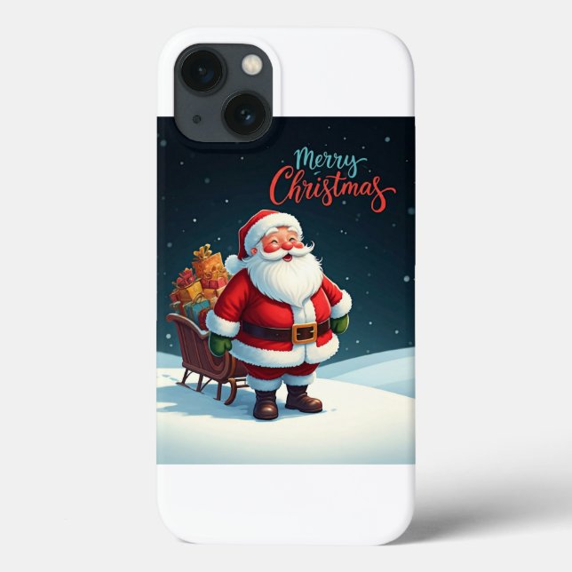 Funda De Case-Mate Para iPhone Feliz Navidad (Reverso)