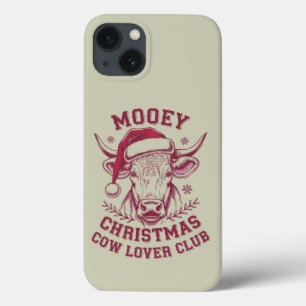 Funda Para iPhone 13 Feliz Navidad Club Occidental Amante de las Vacas