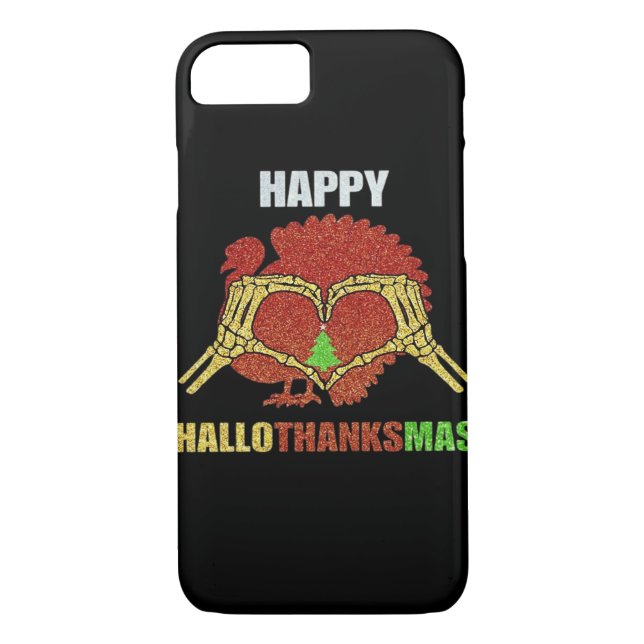Funda De Case-Mate Para iPhone Feliz Navidad en temporada navideña de Navidad (Reverso)