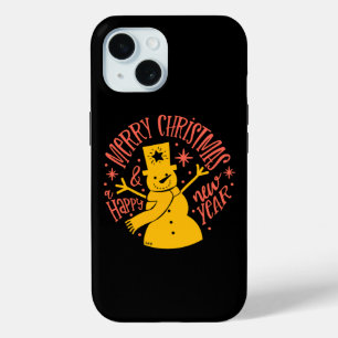 Funda Para iPhone 15 FELIZ NAVIDAD & FELIZ AÑO NUEVO navidad         