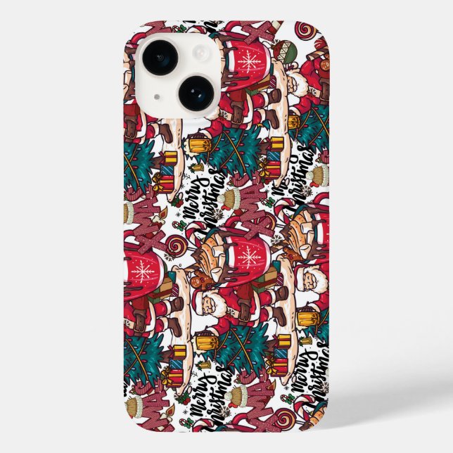 Funda De Case-Mate Para iPhone Feliz Navidad - Festividad de Navidad (Reverso )