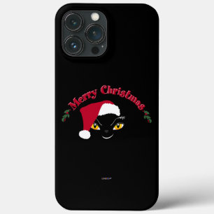 Funda Para iPhone 13 Pro Max Feliz Navidad Gato Kitty