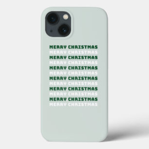 Funda Para iPhone 13 Feliz Navidad, Navidades verdes, arte, vacaciones