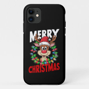 Funda Para iPhone 11 Feliz Navidad Reno Navidades