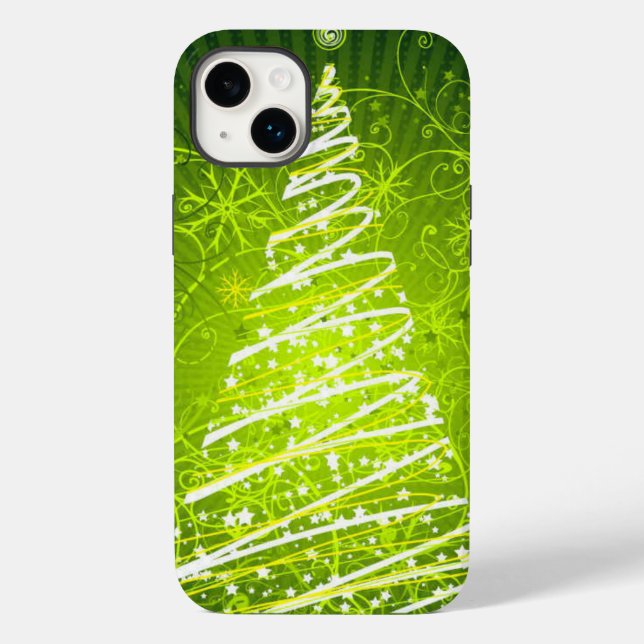 Funda De Case-Mate Para iPhone Feliz navidad y feliz año nuevo (Reverso )