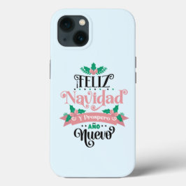 Funda Para iPhone 13 Feliz navidad y nuevos navidades