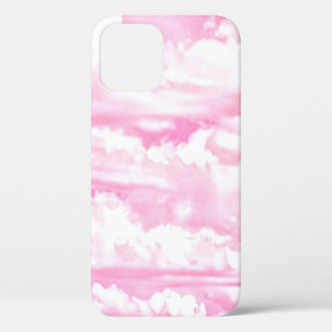 Funda Para iPhone 12 Feliz nubes rosas