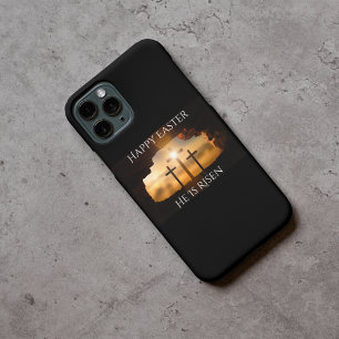 Funda Para iPhone 14 De Case-Mate Feliz Pascua, se levanta en vacaciones de tres cru