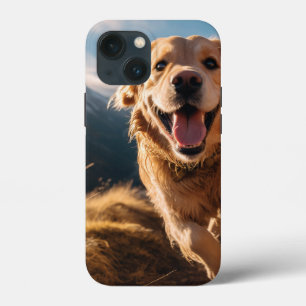 Funda Para iPhone 13 Mini Feliz recuperación de oro corriendo