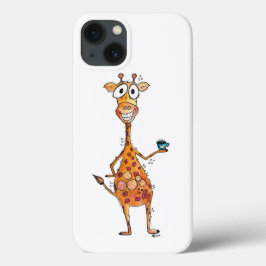 Funda Para iPhone 13 Feliz y caprichoso café