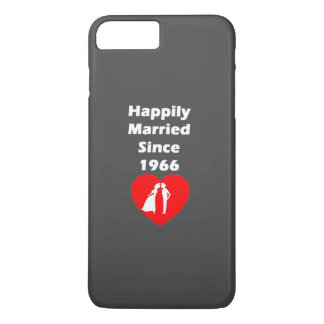 Funda Para iPhone 8 Plus/7 Plus Felizmente Casados Desde 1966