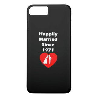 Funda Para iPhone 8 Plus/7 Plus Felizmente Casados Desde 1971