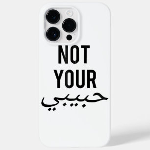 Funda Para iPhone 14 Pro Max De Case-Mate Feminismo Camiseta de protesta femenina No tu Habi