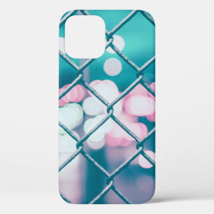 FUNDA PARA iPhone 12 FENSA DE ENLACE DE CADENA CON LUCES DE BOKEH