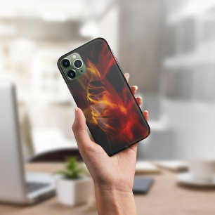 Funda Para iPhone 11 Feroy estuches de iphone Red and Gold