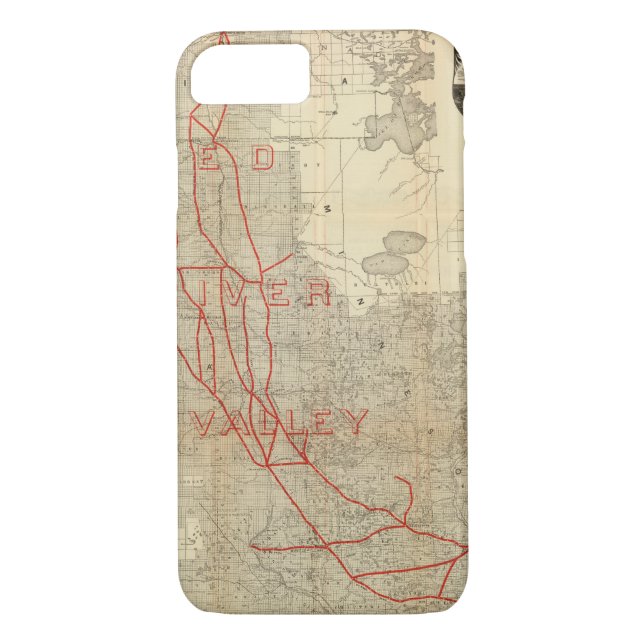 Funda De Case-Mate Para iPhone Ferrocarril de San Pablo, de Minneapolis y de (Reverso)