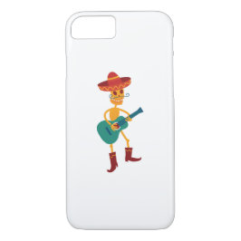 Funda Para iPhone 8/7 Festive Skeleton Guitar Player