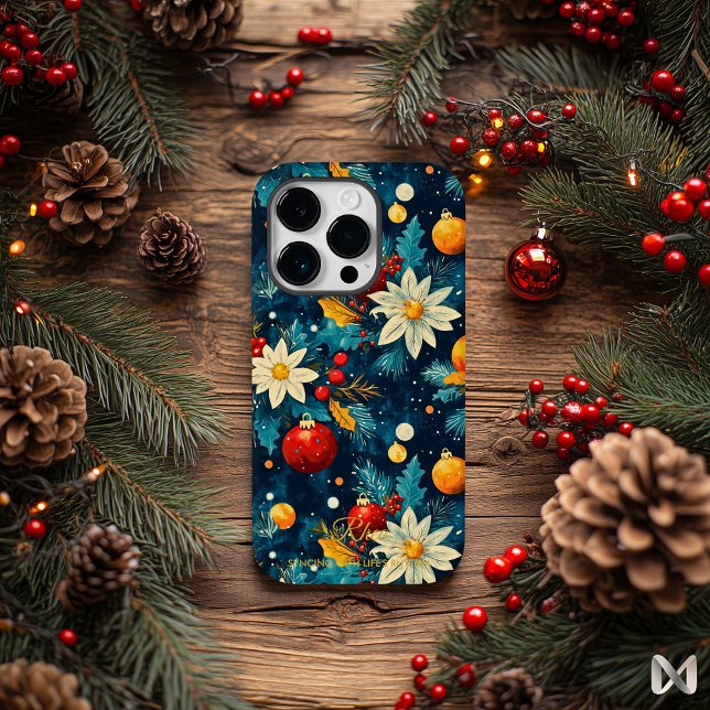 Funda De Case-Mate Para iPhone Festividad artística - Diseño de ornamentos floral (Subido por el creador)