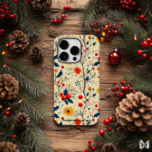 Funda Para iPhone 14 Pro De Case-Mate Festividad artística Diseño floral Minimalista fes