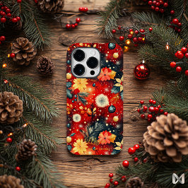 Funda Para iPhone 14 Pro De Case-Mate Festividad artística - Floral festiva y adorno
