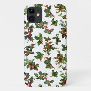 Funda Para iPhone 11 Festividad roja y verde hollín