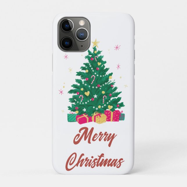 Funda De Case-Mate Para iPhone Festividades de navidades (Reverso)