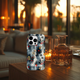 Funda Para iPhone 14 Pro De Case-Mate Festividades personalizadas y copos de nieve