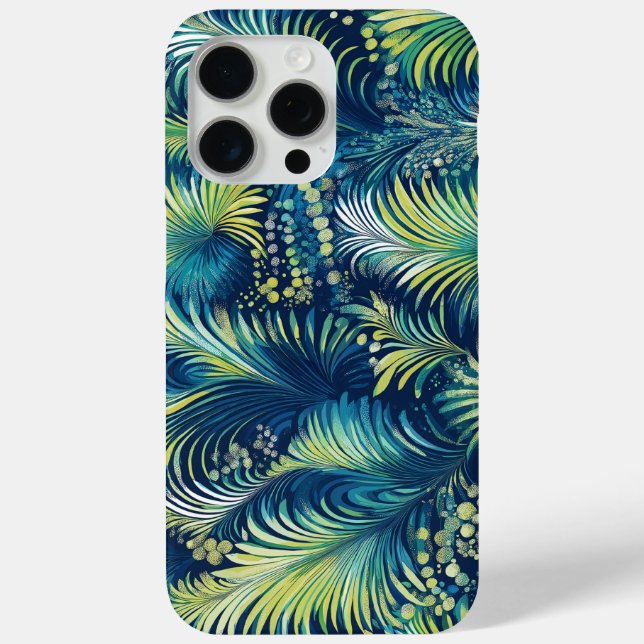 Funda De Case-Mate Para iPhone Feuilles tropicales exotiques 🌿 (Reverso )