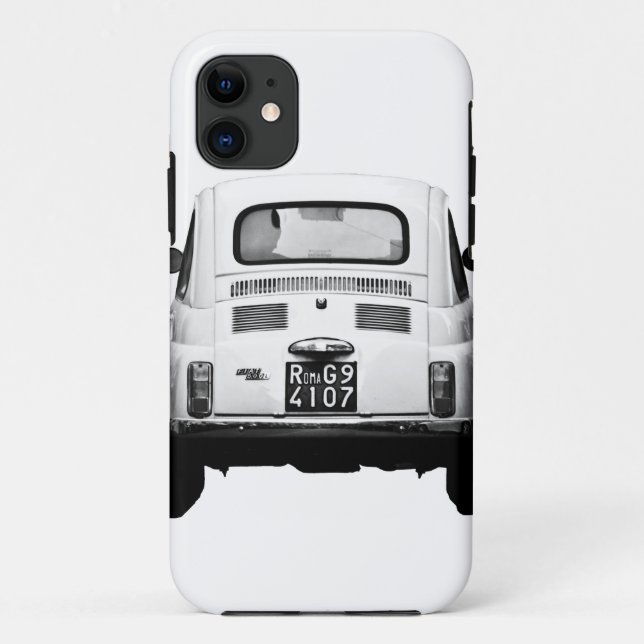 Funda De Case-Mate Para iPhone Fiat 500 en Roma, Italia (Reverso)