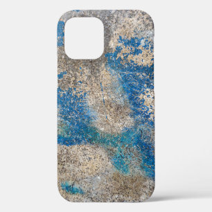Funda Para iPhone 12 Fibervidrio y pintura azul