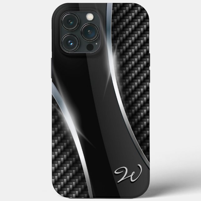 Funda De Case-Mate Para iPhone Fibra de carbono 3 (Reverso )