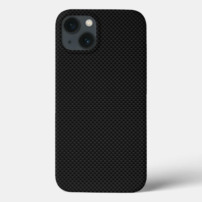 Funda De Case-Mate Para iPhone Fibra de carbono negro (Reverso)