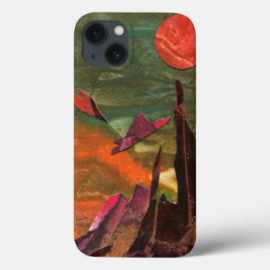 Funda Para iPhone 13 Ficción "Aves de Fuego" formas de vida alienígenas