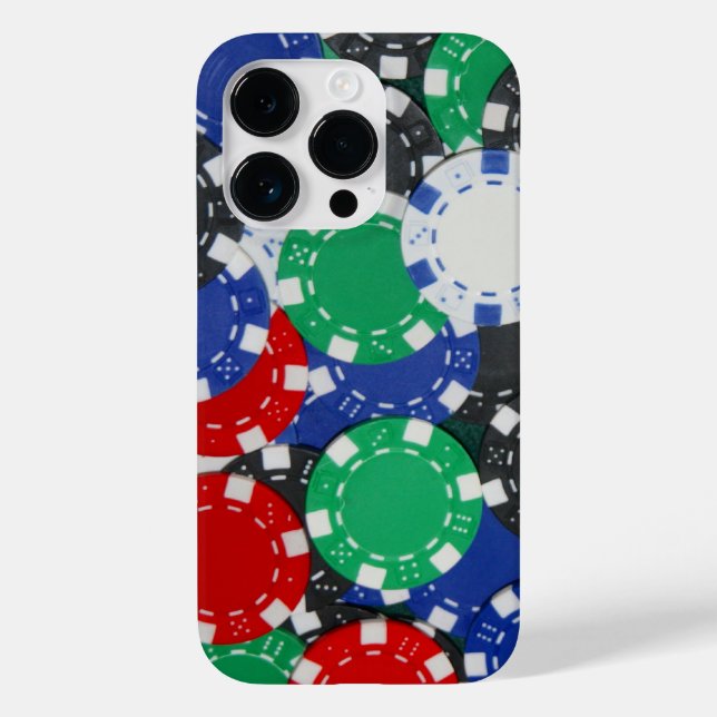 Funda De Case-Mate Para iPhone fichas de juego (Reverso )