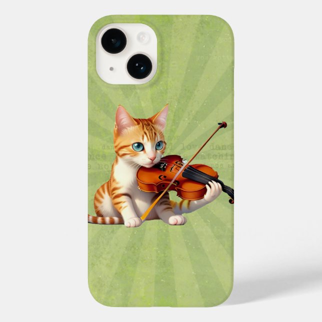 Funda De Case-Mate Para iPhone Fidel Kitty (Reverso )