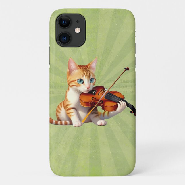 Funda De Case-Mate Para iPhone Fidel Kitty (Reverso)