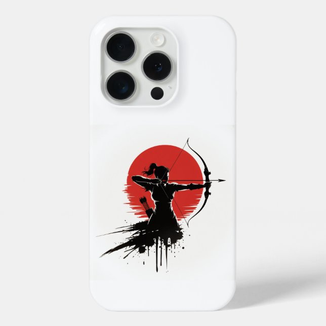 Funda De Case-Mate Para iPhone Fierce Archer Design  (Reverso )