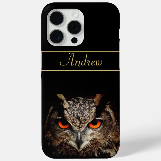 Funda De Case-Mate Para iPhone Fierce Owl (Reverso )