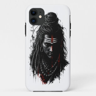 Funda Para iPhone 11 Fiero Señor Shiva Mahakal Grunge Arte Oscuro Salpi