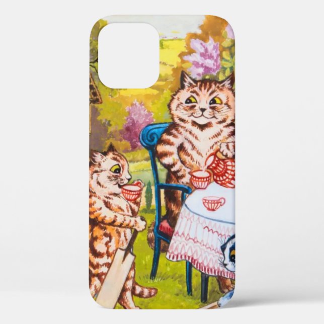 Funda De Case-Mate Para iPhone Fiesta de Cat Garden (Reverso )