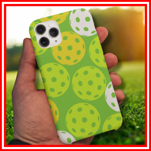 Funda Para iPhone 14 De Case-Mate Fiesta de Cumpleaños de Pickleball Deportes Verdes
