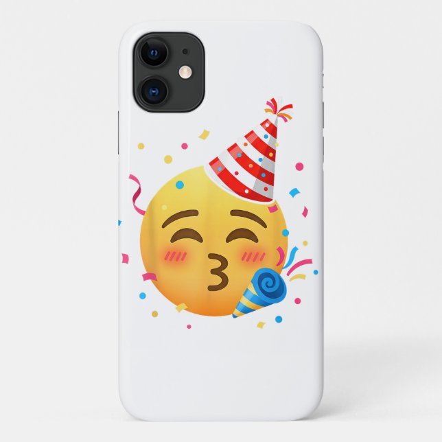 Funda De Case-Mate Para iPhone Fiesta de Emoticonos Divertidos (Reverso)