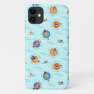 Funda Para iPhone 11 Fiesta de la piscina de verano divertido al sol
