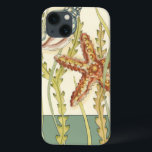 Funda Para iPhone 13 Fiesta de shell multicolor<br><div class="desc">Charikilia Zarris es una talentosa artista conocida por sus obras de arte en el océano. Sus imágenes son pacíficas y tranquilizantes relajándote con cada foto. Obtén esta obra de arte náutica con una estrella de mar y una concha de Conch en el centro de todo, bordeada de bellas kelp. Esta...</div>