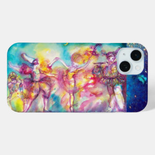 Funda Para iPhone 15 Mini FIESTA MASQUERADE, Máscaras Mardi Gras, Danza, Mús