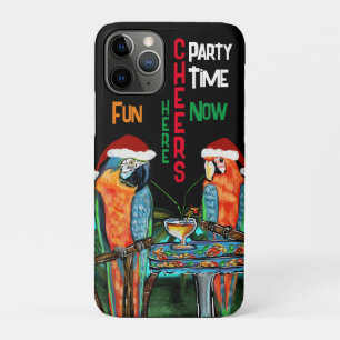 FUNDA PARA iPhone 11 PRO FIESTA PARROTS
