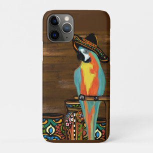 FUNDA PARA iPhone 11 PRO FIESTA PARROTS