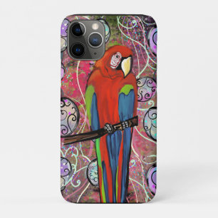 FUNDA PARA iPhone 11 PRO FIESTA PARROTS
